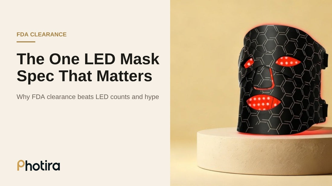 Why FDA clearance is the LED mask spec that matters