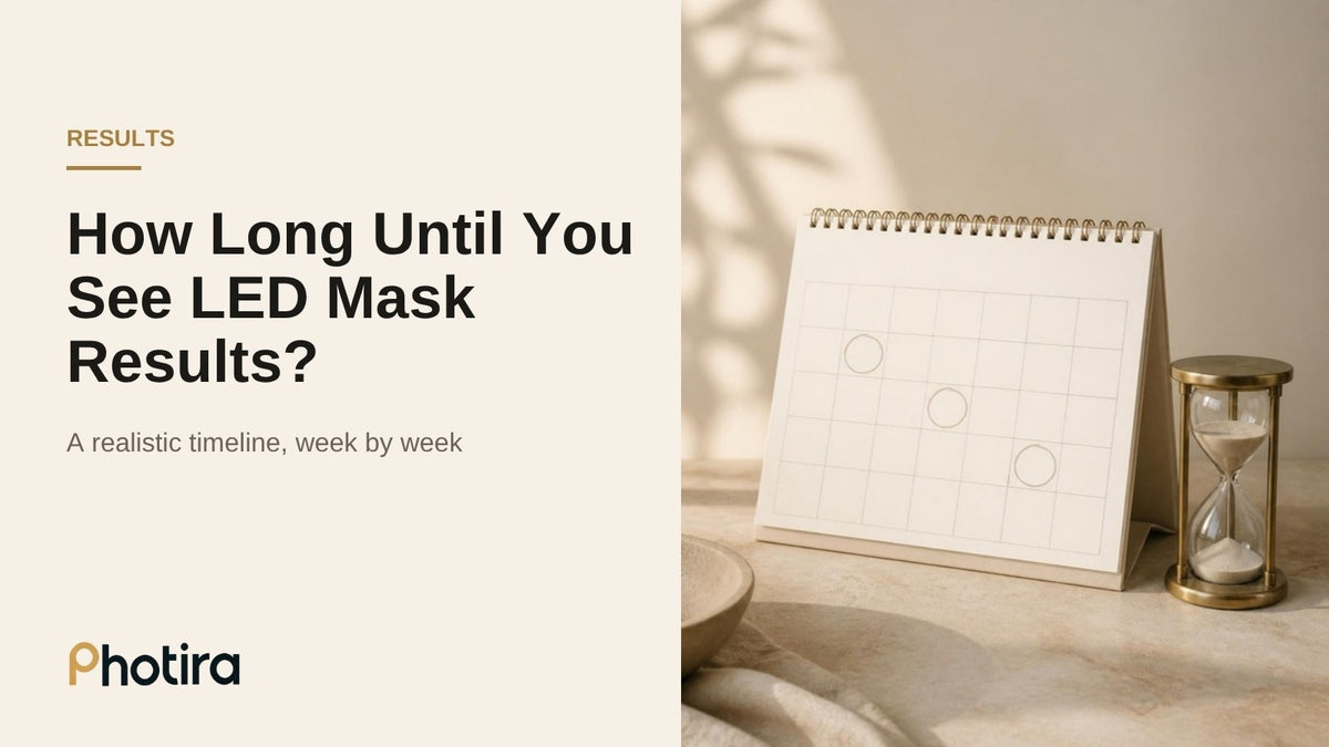 How long until you see LED mask results: a realistic timeline