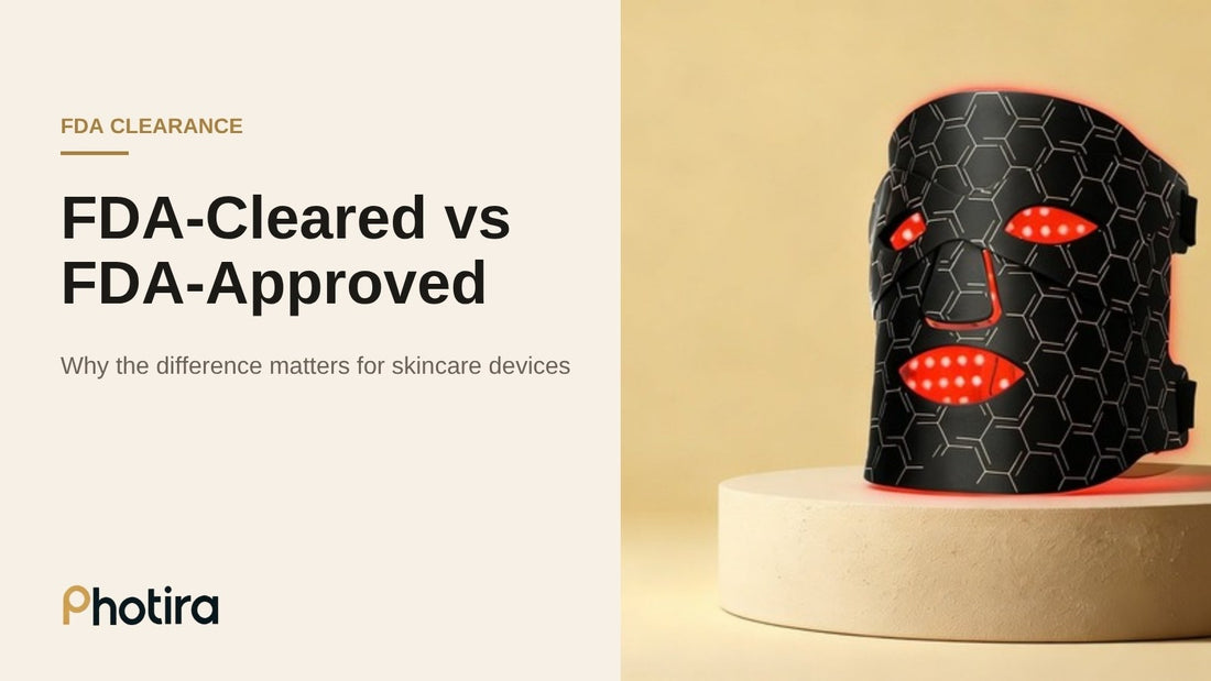 FDA-cleared vs FDA-approved skincare devices explained