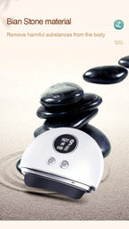 Photira Bian Stone Gua Sha Massager – natural Bian stone material close-up