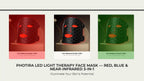 Photira LED Light Therapy Face Mask &mdash; Red, Blue &amp; Near-Infrared 3-in-1 by@Outfy